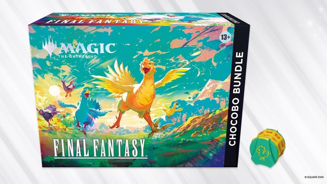 MTG Final Fantasy Chocobo Bundle featuring exclusive Final Fantasy themed Magic cards