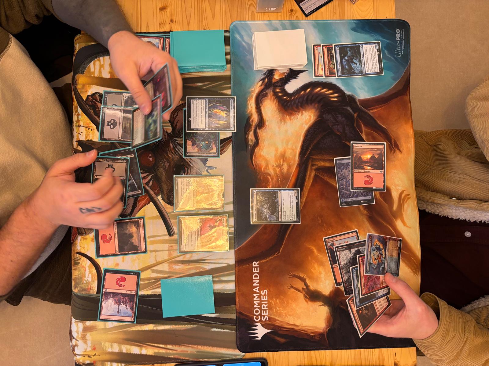 Partida durante el torneo